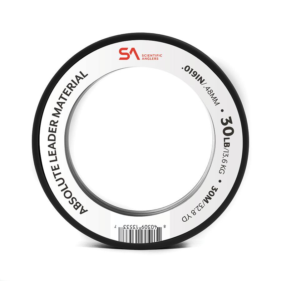 Scientific Anglers Absolute Leader Material Tippet 50M in Clear